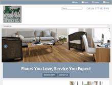 Tablet Screenshot of hackneycarpet.com